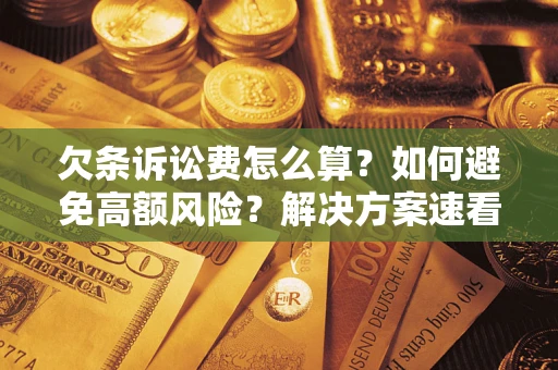 济南欠条诉讼费怎么算？如何避免高额风险？解决方案速看！