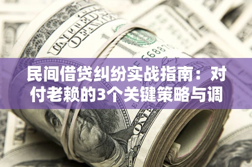 济南民间借贷纠纷实战指南：对付老赖的3个关键策略与调解盲区解析